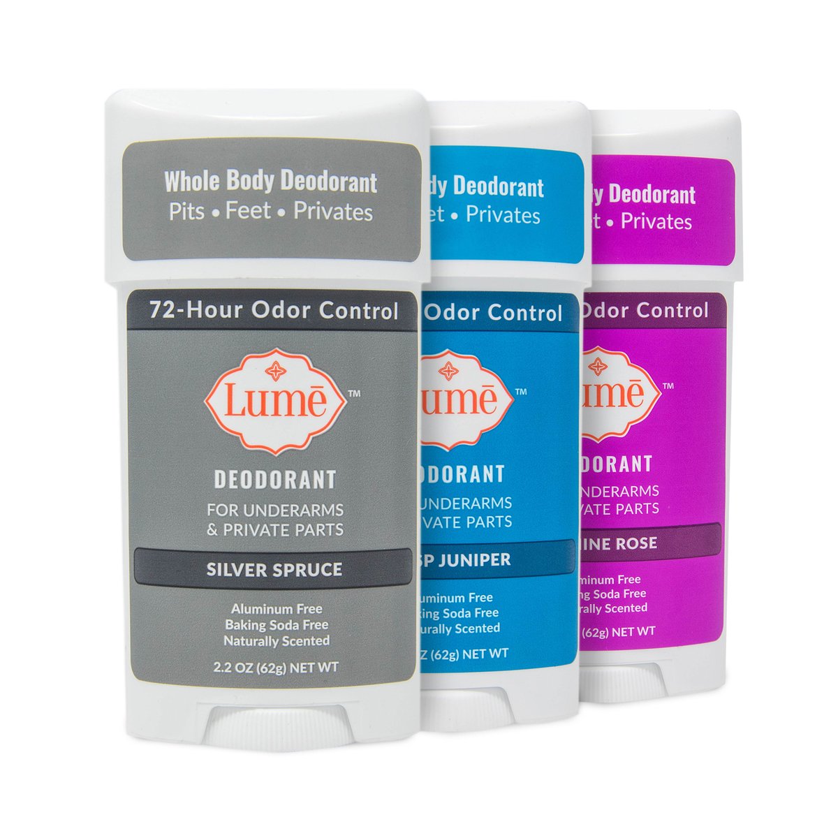 Deodorant Stick Trio by Lume'